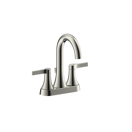 Ultra Faucets Centerset PVD Brushed Nickel Lavatory Faucet-UF46413