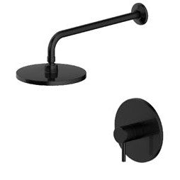 Ultra Faucets Matte Black Shower Trim Only-UF79507-1