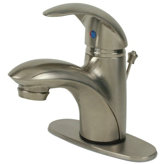 Ultra Faucets Single-Handle Brushed Nickel Lavatory Faucet-UF34123
