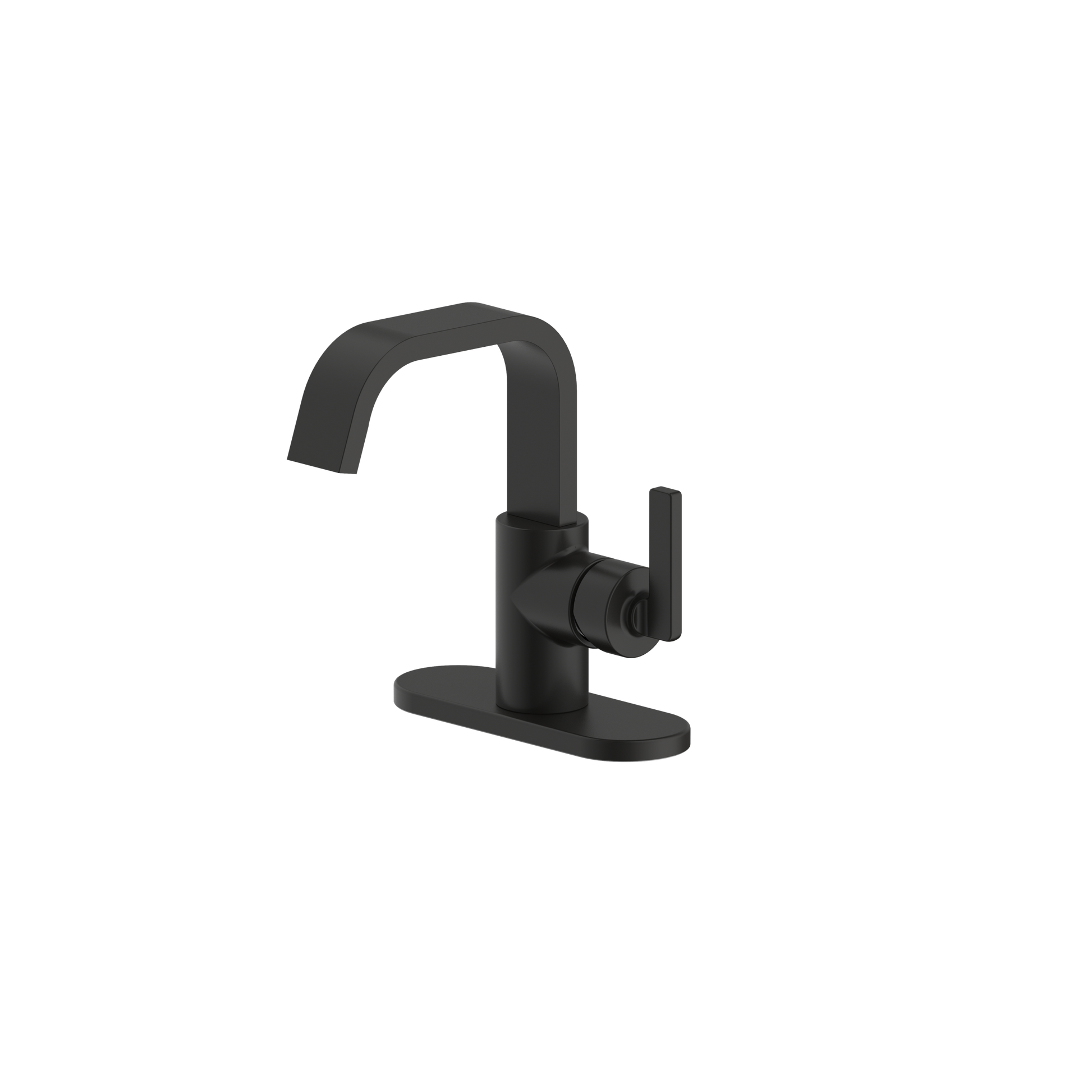 Ultra Faucets Single-Handle Matte Black Lavatory Faucet-UF38407
