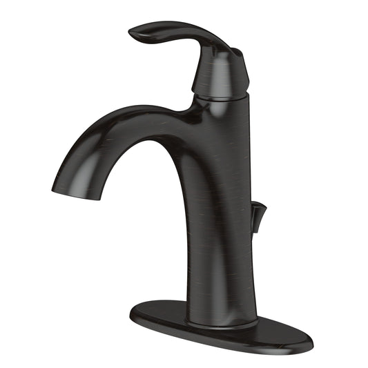 Ultra Faucets Single-Handle Oil Rubbed Bronze Lavatory Faucet-UF30605