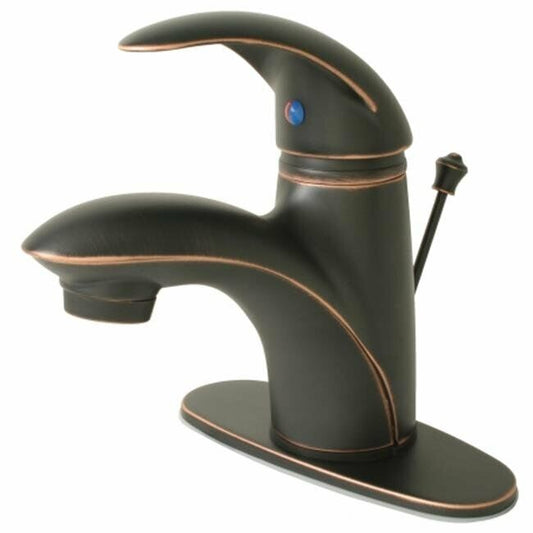 Ultra Faucets Single-Handle Oil Rubbed Bronze Lavatory Faucet-UF34125