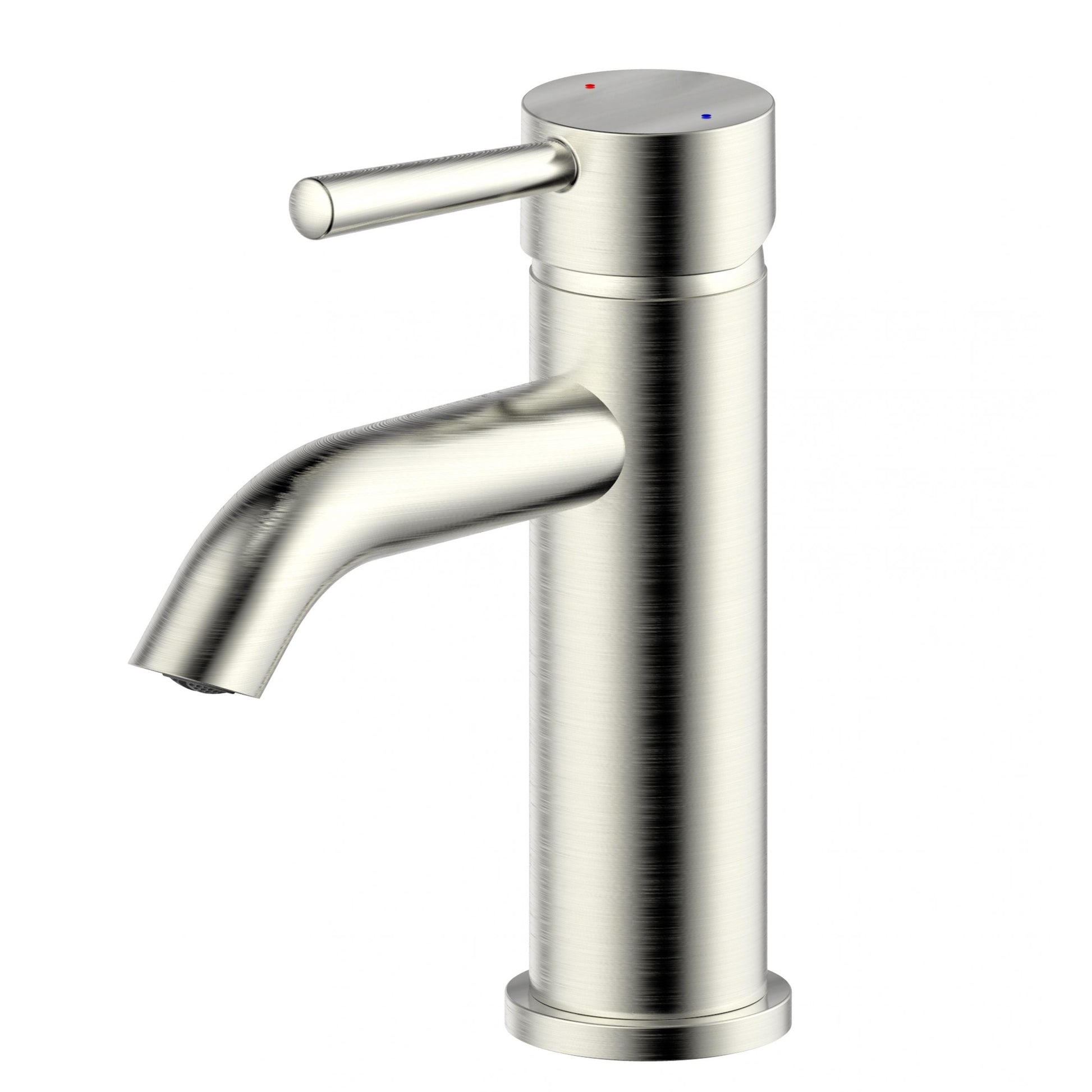 Ultra Faucets Single-Handle PVD Brushed Nickel Lavatory Faucet-UF36503