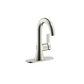 Ultra Faucets Single-Handle PVD Brushed Nickel Lavatory Faucet-UF38003