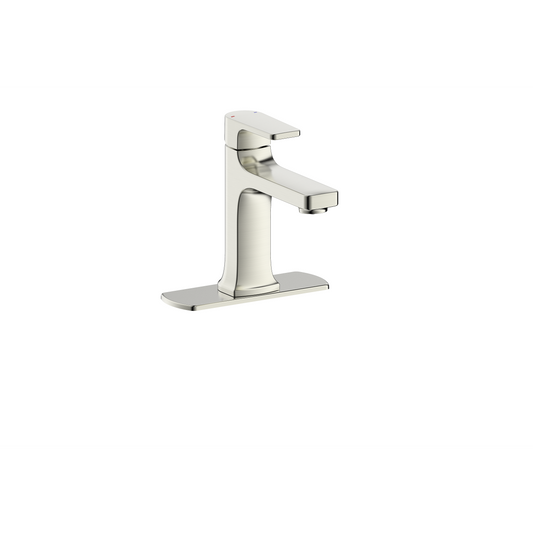 Ultra Faucets Single-Handle PVD Brushed Nickel Lavatory Faucet-UF38103