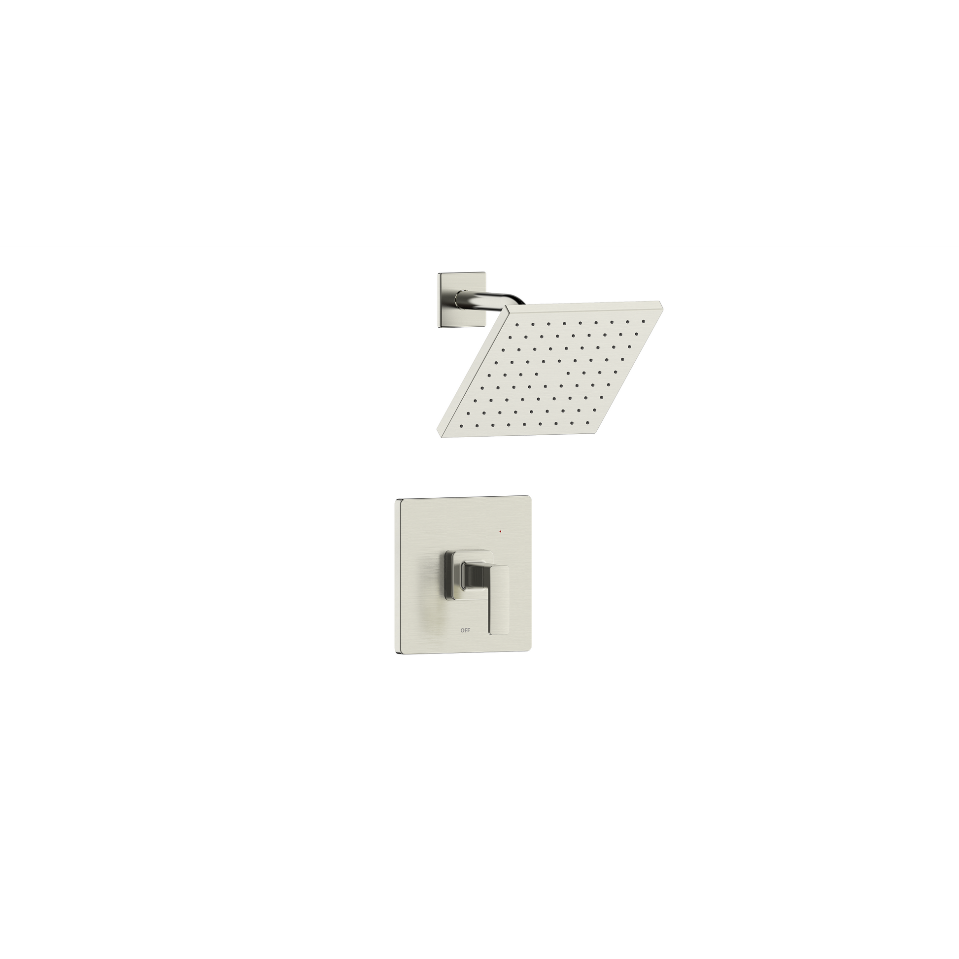 Ultra Faucets Single-Handle PVD Brushed Nickel Shower Only Trim-UF70703-1