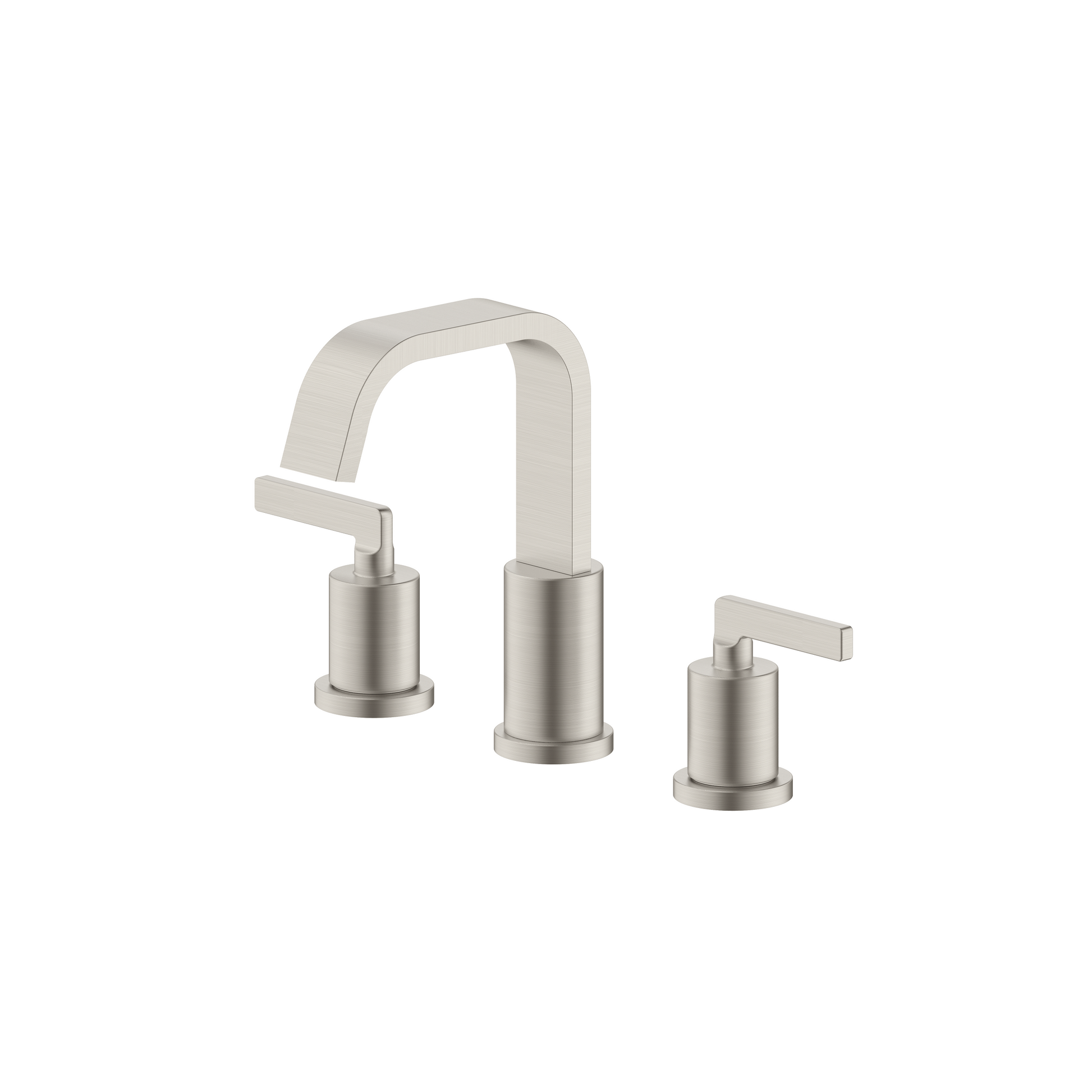 Ultra Faucets Two-Handle Widespread Spot Resist Brushed Nickel Lavatory Faucet-UF56709