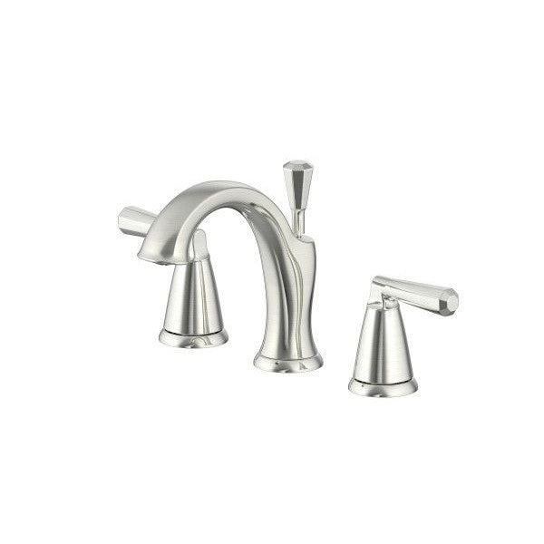 Ultra Faucets Widespread Brushed Nickel Lavatory Faucet-UF55713