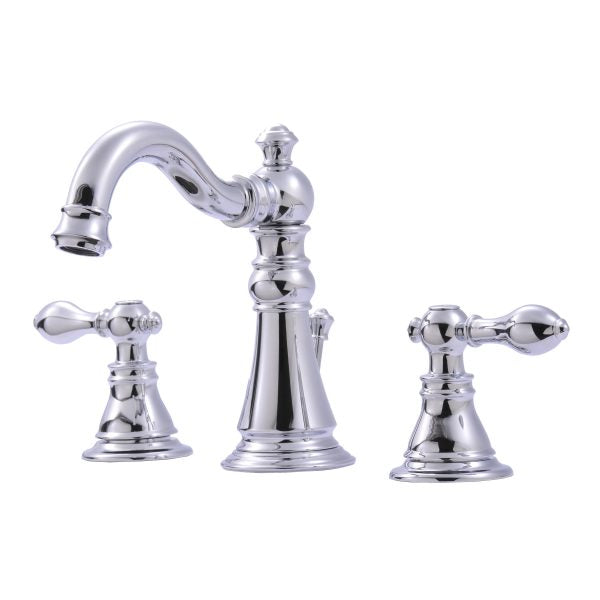 Ultra Faucets Widespread Chrome Lavatory Faucet-UF55110
