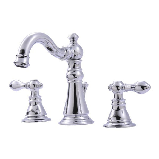 Ultra Faucets Widespread Chrome Lavatory Faucet-UF55110