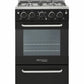 Unique Off Grid UGP-20V PC1 B Prestige 20" x 39" With Single Oven and 4 Burners Black Range