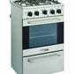 Unique Off Grid UGP-20V PC1 S/S Prestige 20" x 39" With Single Oven and 4 Burners Stainless Steel Range
