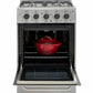 Unique Off Grid UGP-24CR RH LG Classic 24" x 10" With 3 Powerful Motor Mint Green Stainless Steel Rangehood