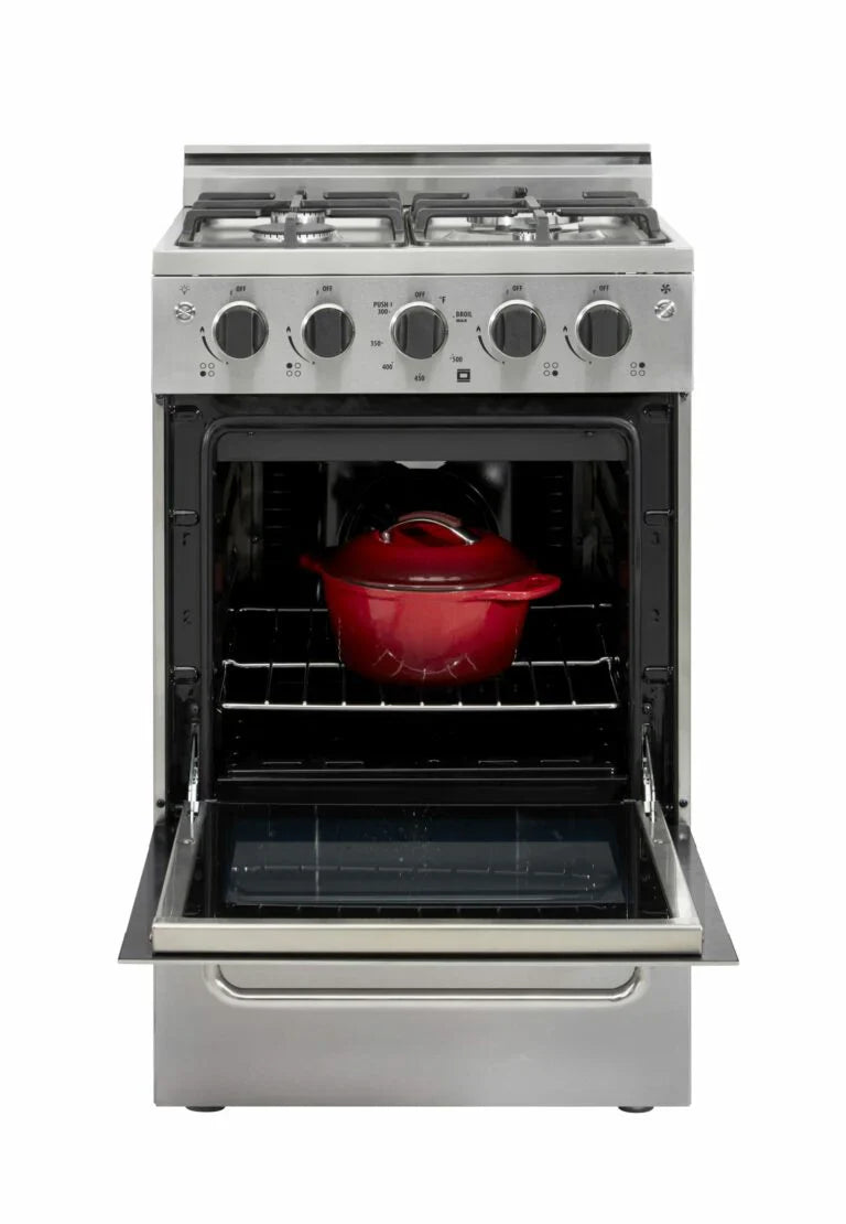 Unique Off Grid UGP-24CR RH LG Classic 24" x 10" With 3 Powerful Motor Mint Green Stainless Steel Rangehood