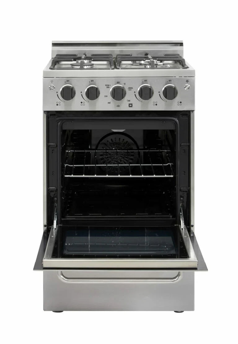 Unique Off Grid UGP-24CR RH LG Classic 24" x 10" With 3 Powerful Motor Mint Green Stainless Steel Rangehood