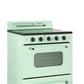 Unique Off Grid UGP-30CR EC LG Classic 30" x 42" With Single Oven and 5 Burners Mint Green Range