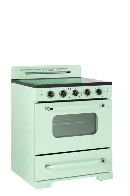 Unique Off Grid UGP-30CR EC LG Classic 30" x 42" With Single Oven and 5 Burners Mint Green Range