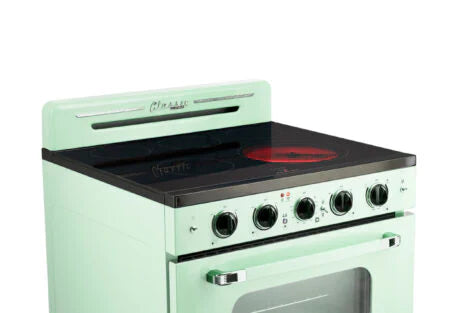 Unique Off Grid UGP-30CR EC LG Classic 30" x 42" With Single Oven and 5 Burners Mint Green Range
