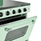 Unique Off Grid UGP-30CR EC LG Classic 30" x 42" With Single Oven and 5 Burners Mint Green Range