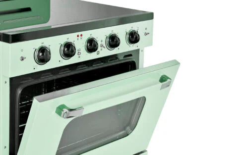 Unique Off Grid UGP-30CR EC LG Classic 30" x 42" With Single Oven and 5 Burners Mint Green Range