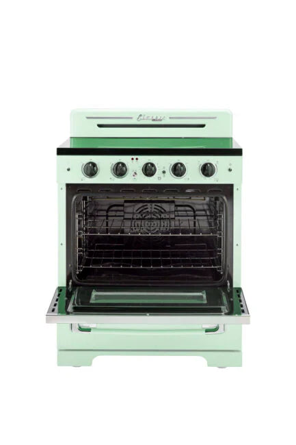 Unique Off Grid UGP-30CR EC LG Classic 30" x 42" With Single Oven and 5 Burners Mint Green Range