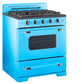 Unique Off Grid UGP-30CR RB Classic 30" x 42" With Single Oven and 4 Burners Blue Range