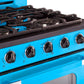 Unique Off Grid UGP-30CR RB Classic 30" x 42" With Single Oven and 4 Burners Blue Range