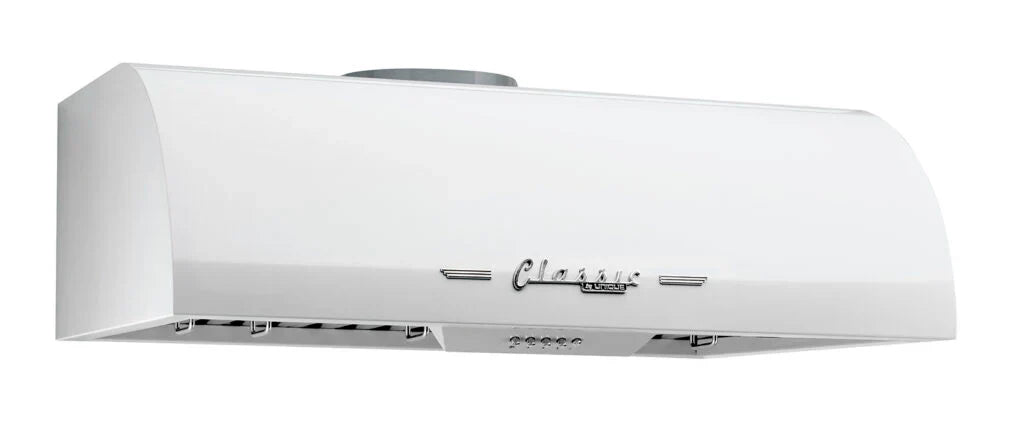 Unique Off Grid UGP-30CR RH W Classic 30" x 10" With 2 Powerful Motors White Stainless Steel Rangehood