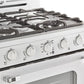 Unique Off Grid UGP-30CR W Classic 30" x 42" With Single Oven and 4 Burners White Range