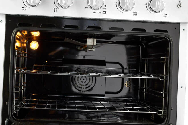 Unique Off Grid UGP-30CR W Classic 30" x 42" With Single Oven and 4 Burners White Range