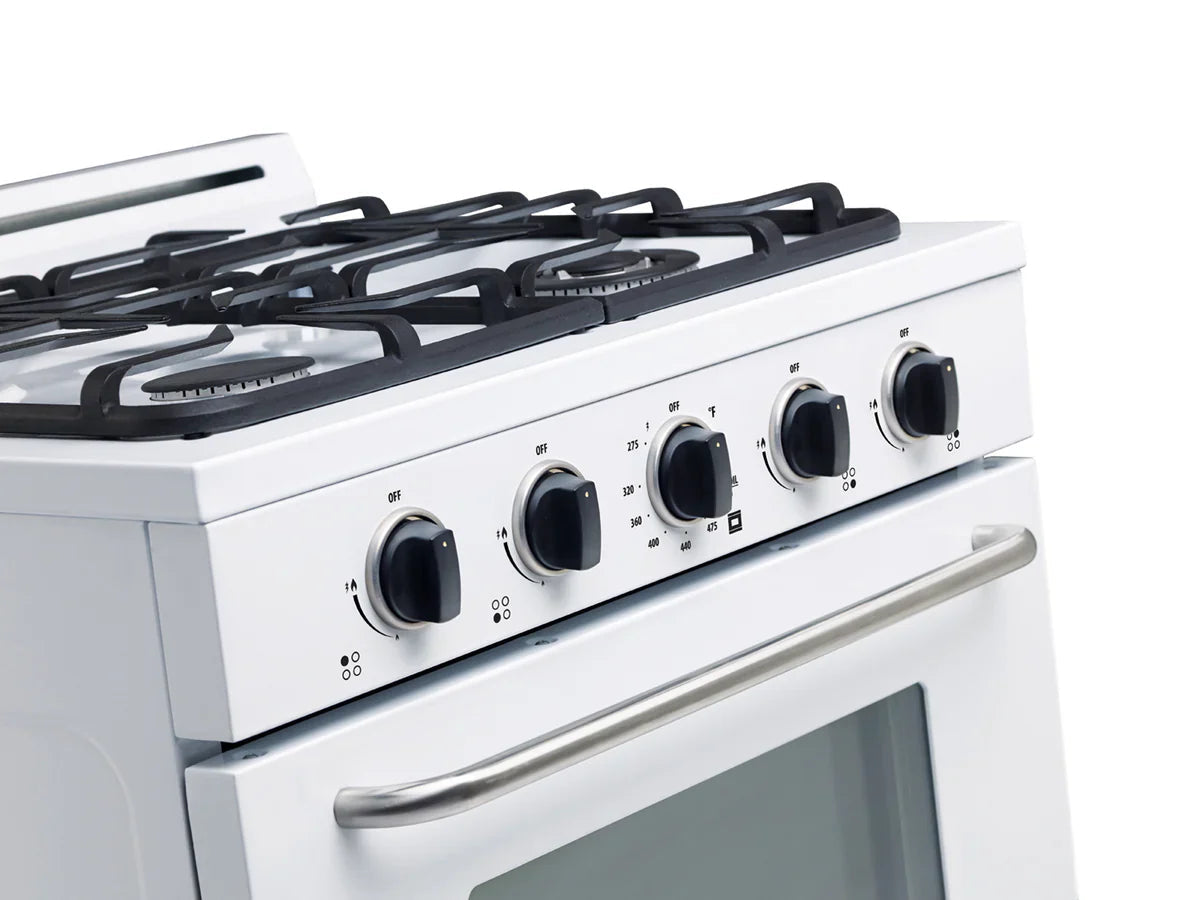 Unique Off Grid UGP-30G OF1 W Unique 30" x 42" With Single Oven and 4 Burners White Range