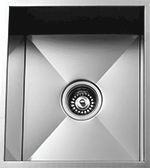 Urban Place Libation 15" Stainless Steel Zero-Edge Kirchen Sink by Chemcore Industries