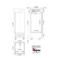 Valpro 19 cu.ft. Single Solid Door Stainless Steel Reach-In Freezer