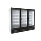 Valpro 72 cu.ft. Merchandiser Double-Volt Freezer With 3 Swing Full Glass Doors