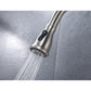 Vanity Art 17" Brushed Nickel Stainless Steel Single Handle Kitchen Sink Faucet With Pull Down Sprayer