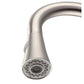 Vanity Art 9" W x 17" H Brushed Nickel Stainless Steel Single Lever Kitchen Sink Faucet With Pull Down Sprayer
