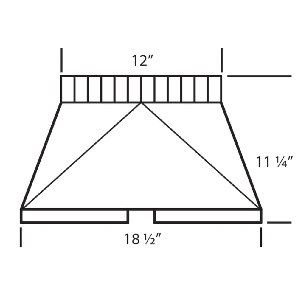 Vent-A-Hood 8" & 8" to 12" Cluster Blower Transition