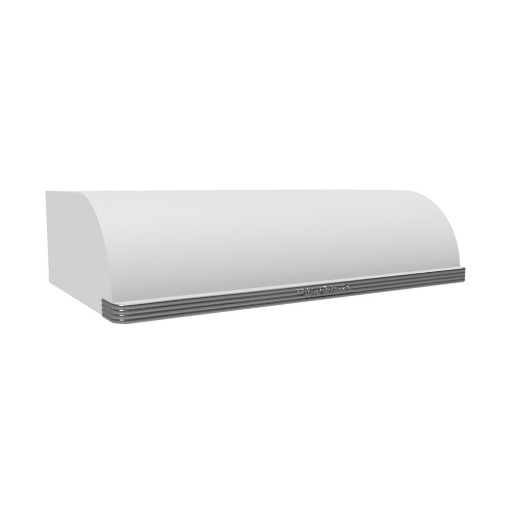 Vent-A-Hood Classic Series 30" White Finish Under Cabinet Retro Style Range Hood with 300 CFM Motor