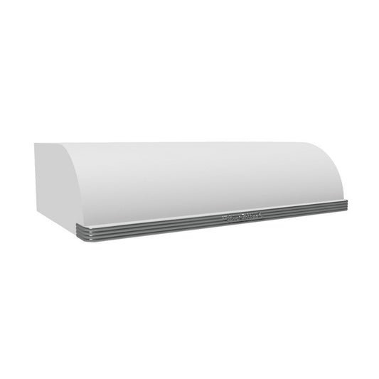 Vent-A-Hood Classic Series 42" White Finish Under Cabinet Retro Style Range Hood with 300 CFM Motor