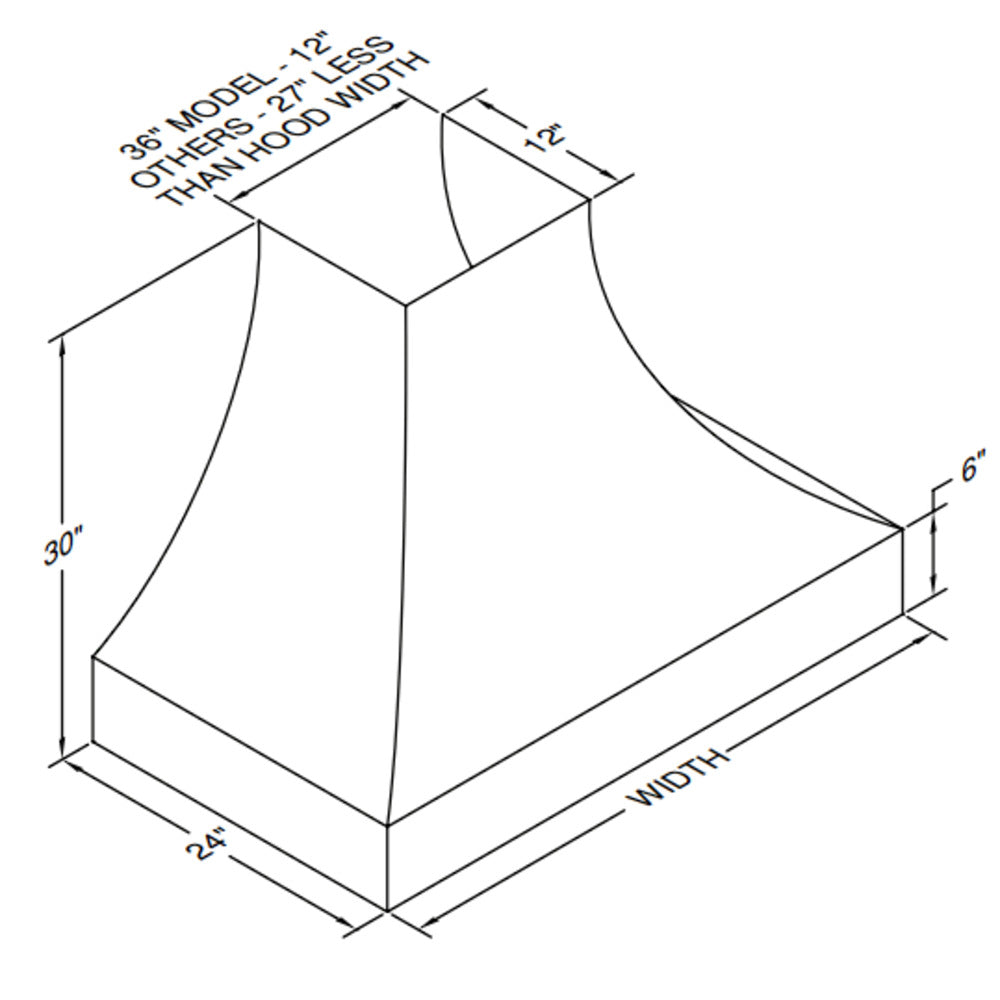 Vent-A-Hood Designer Series JDH/C1 54