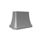 Vent-A-Hood Designer Series JDIH/C1 66" Biscuit Finish Island Range Hood with 1100 CFM Motor and LED Lights