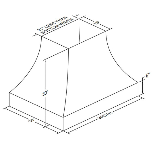 Vent-A-Hood Designer Series JDIH/C3 36" Stainless Steel Island Range Hood with 550 CFM Motor and LED Lights