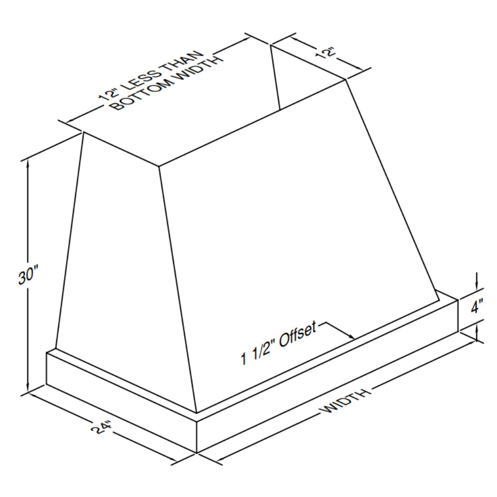 Vent-A-Hood Designer Series JPH/C2 36" Biscuit Finish Wall Mounted Range Hood with 600 CFM Motor and LED Lights