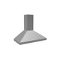 Vent-A-Hood K-Series PDH14-K 42" Stainless Steel Wall Mounted Euro-Style Range Hood with 250 CFM Motor and LED Lights