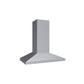 Vent-A-Hood K-Series PDH7-K 36" Black Finish Wall Mounted Euro-Style Range Hood with 250 CFM Motor and LED Lights