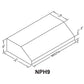Vent-A-Hood NPH9 42" Stainless Steel Under Cabinet Range Hood with 600 CFM Motor and LED Lights