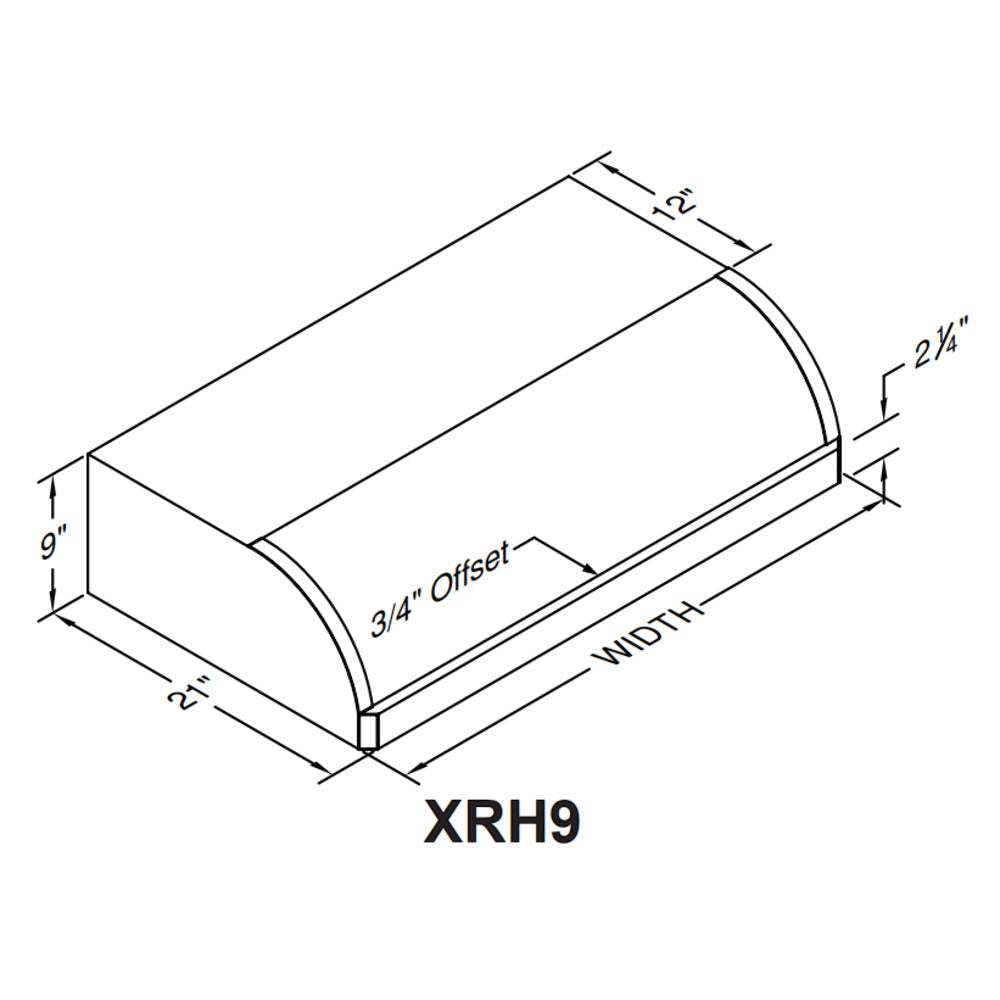 Vent-A-Hood XRH9 30" Black Carbide Finish Under Cabinet Range Hood with 600 CFM Motor and LED Lights