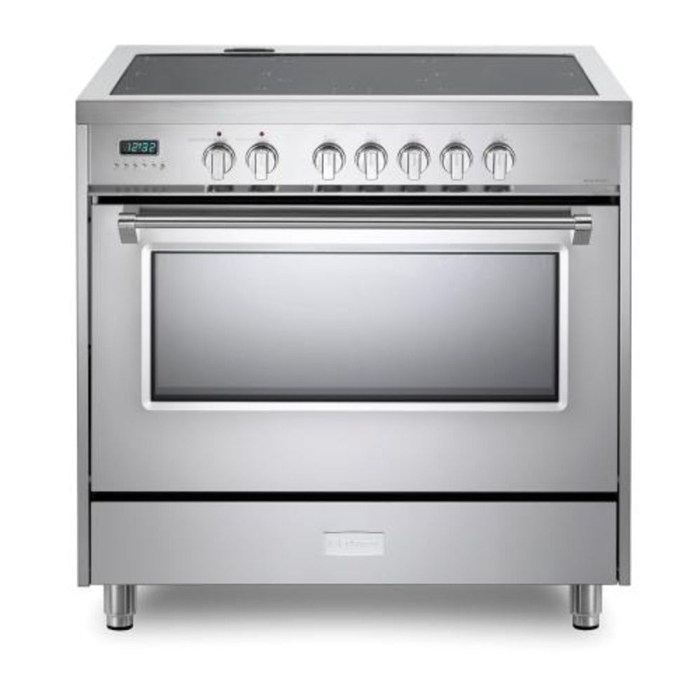 Verona Designer Series 36" Stainless Steel Induction Range with 5-Burner and Single Oven