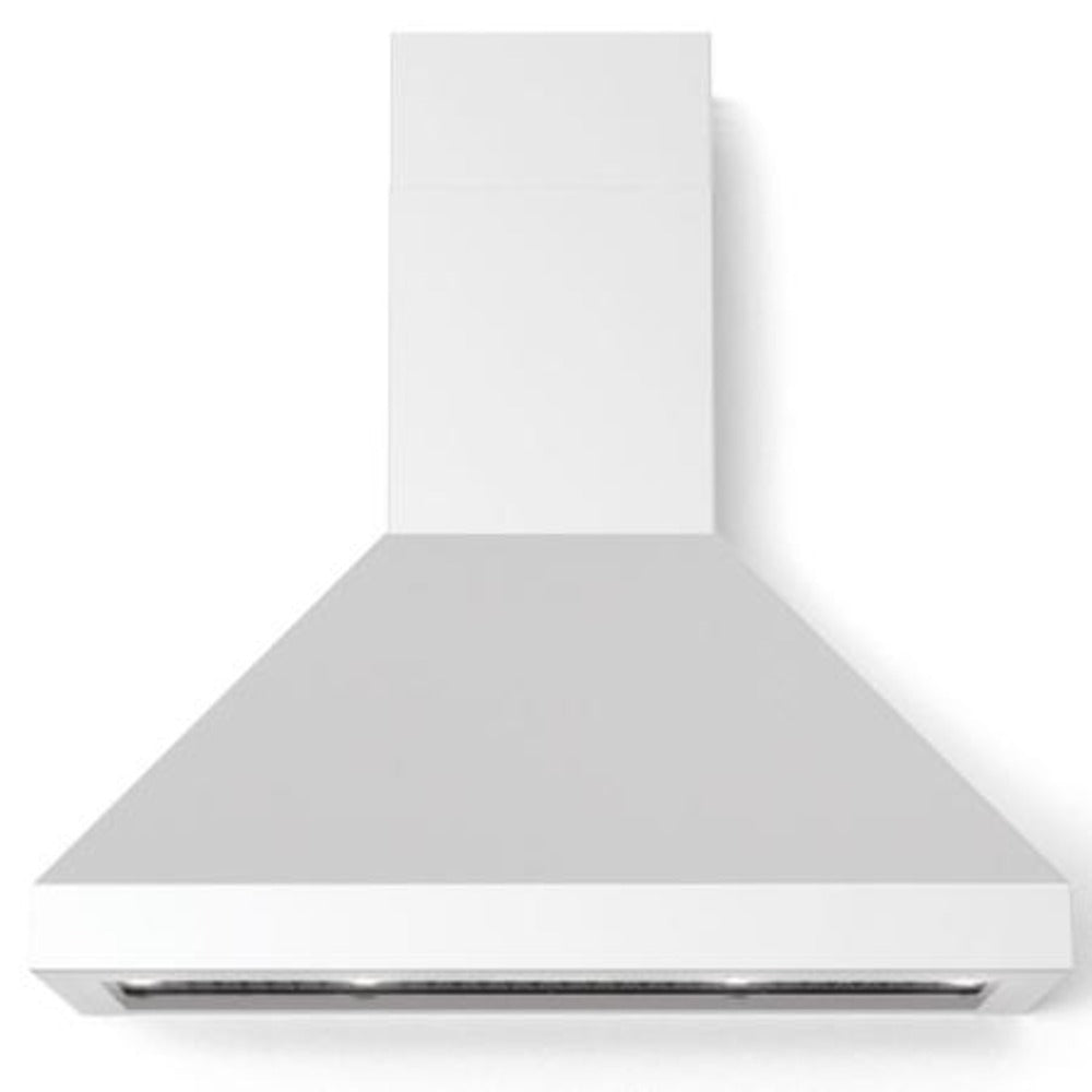 Verona Designer Series 36" White Wall-Mount Chimney Hood