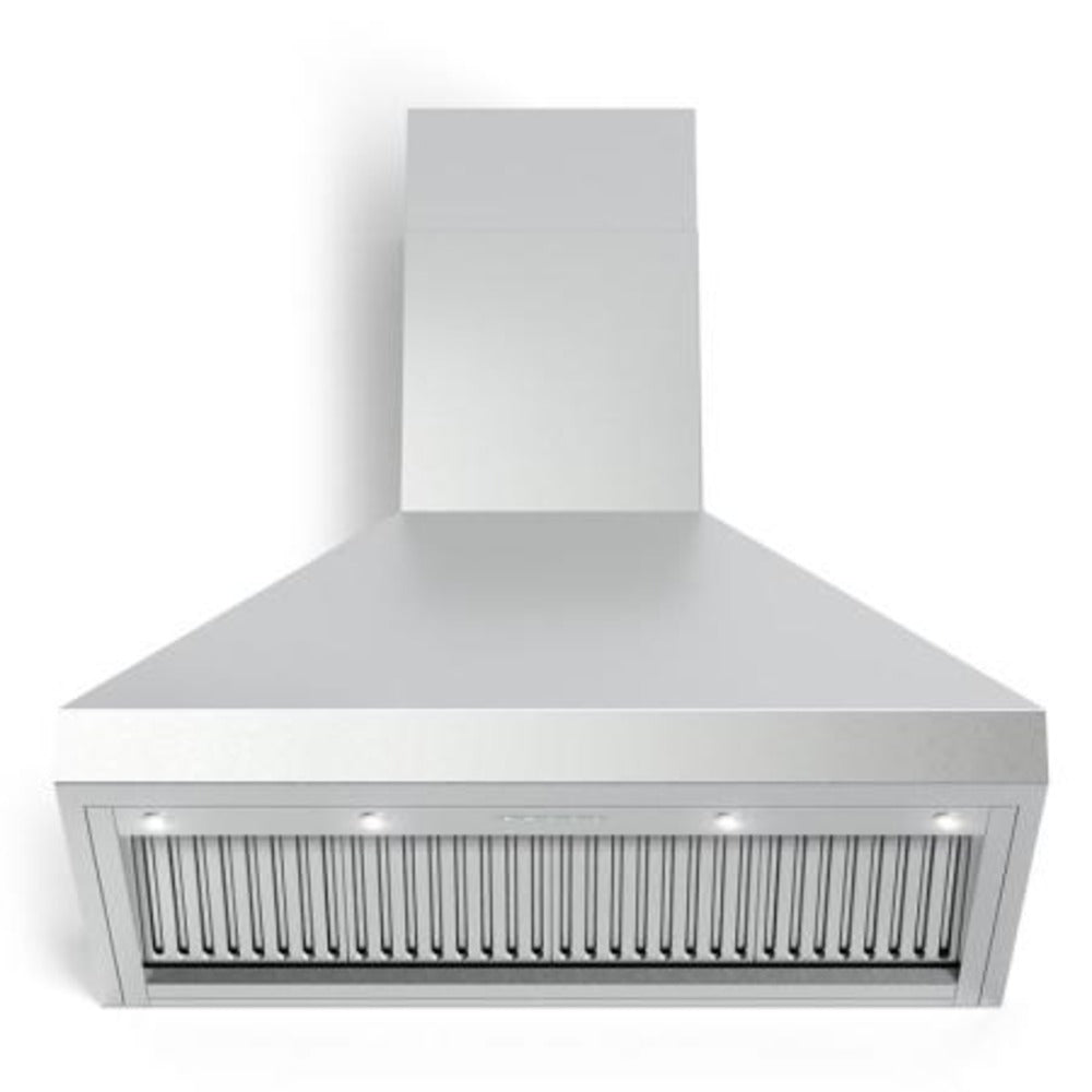 Verona Designer Series 48" Stainless Steel Wall-Mount Chimney Hood